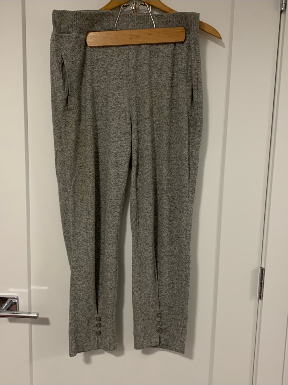 Gray Knit Jogger Pants - Cozy Women’s Track Pants